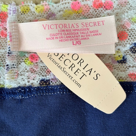 Victoria's Secret Panties Low-Rise HipHugger Polka Dots Panty Women's Size L NWT - Picture 3 of 3